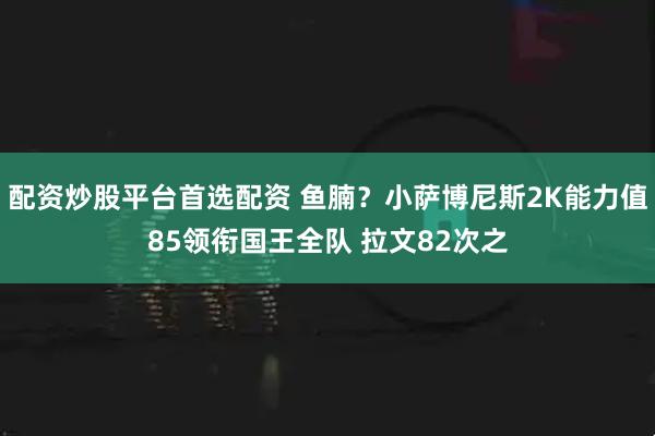 配资炒股平台首选配资 鱼腩？小萨博尼斯2K能力值85领衔国王全队 拉文82次之